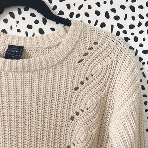 GAP Cable Knit Braided Sweater